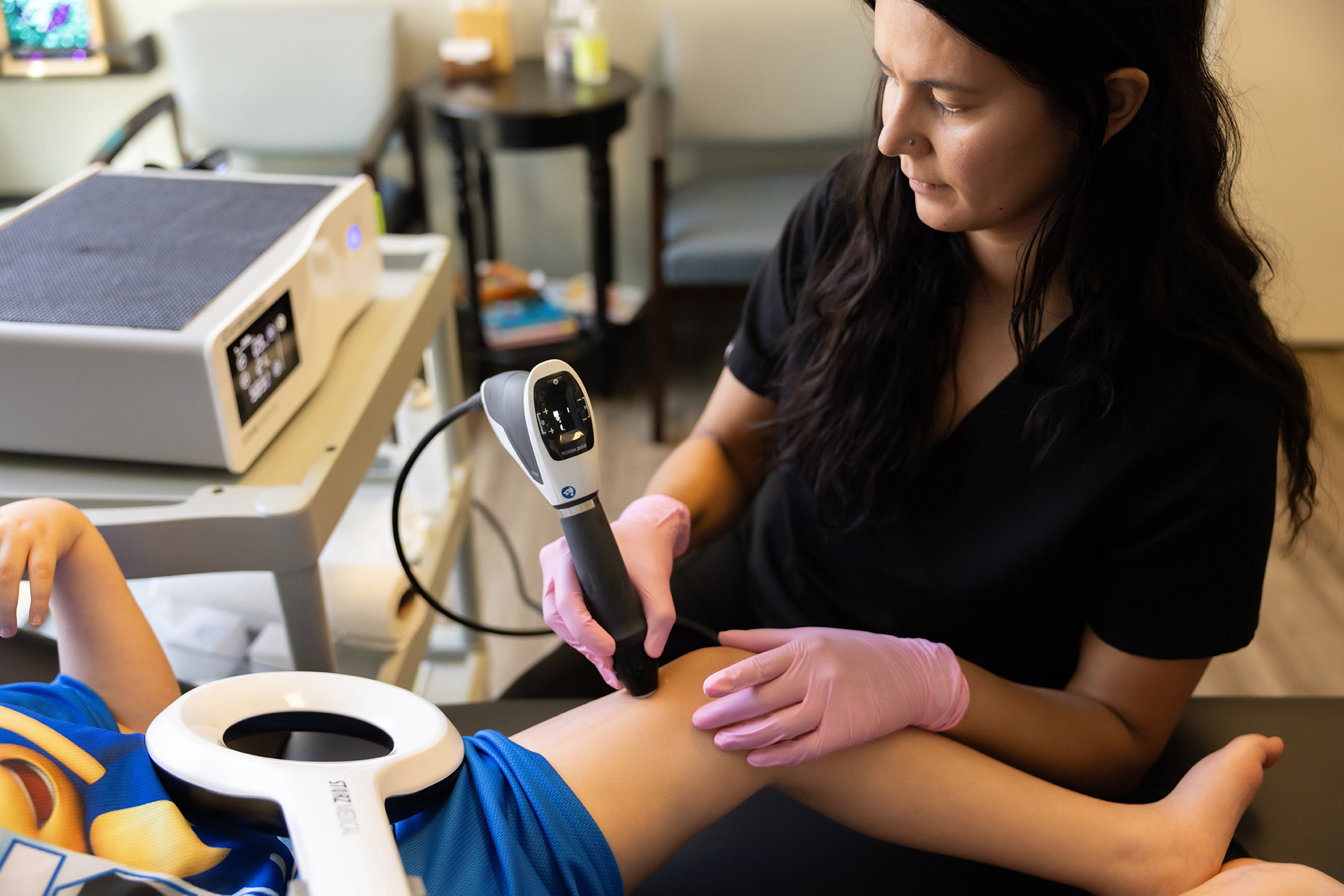 Dr. Amanda Ryskowski doing a treatment